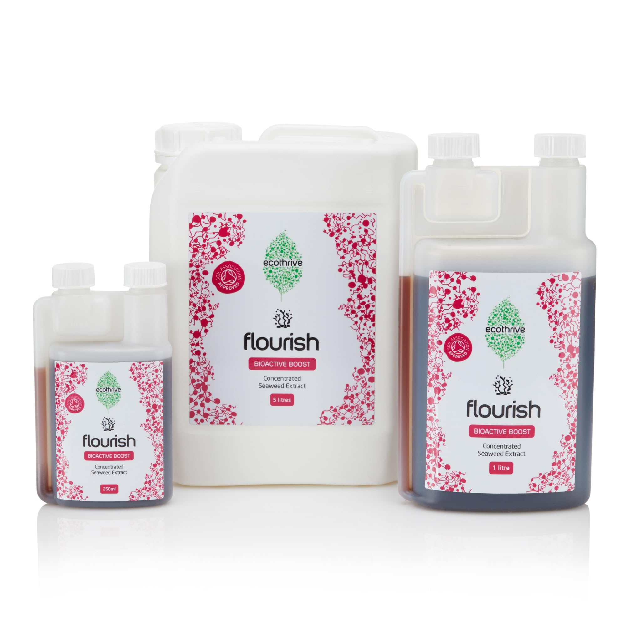 Ecothrive Flourish - Organic Pressed Seaweed Extract, 250ml, 1L, 5L (5L)