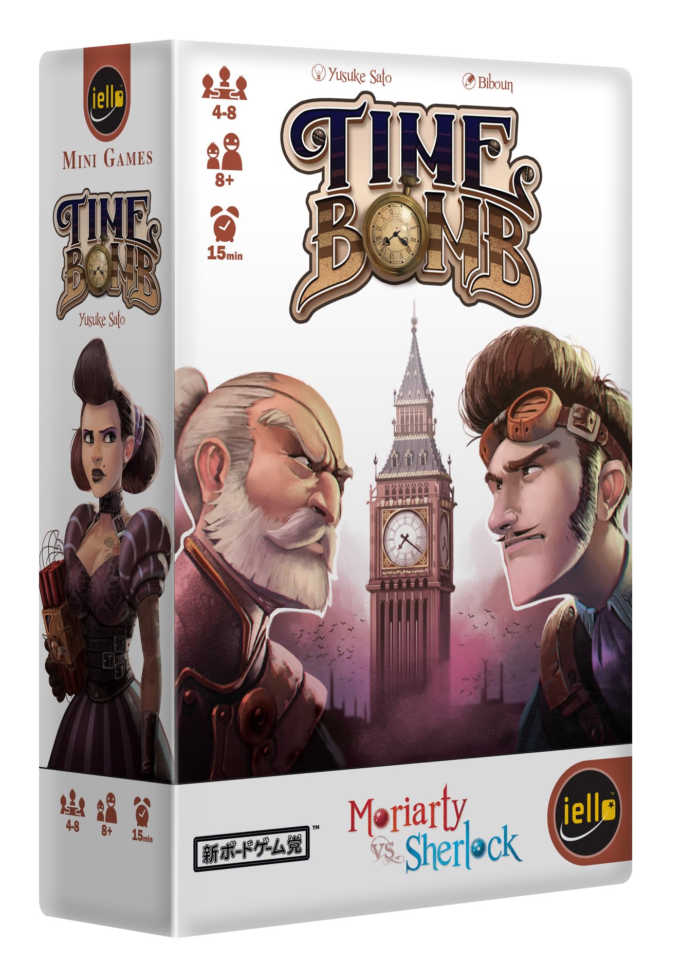 IELLO Timebomb – Version Française – Jeu de Bluff et de déduction à rôles cachés, Tension et révélation Progressive | 4–8 Joueurs | 15 Min | Dès 8 Ans