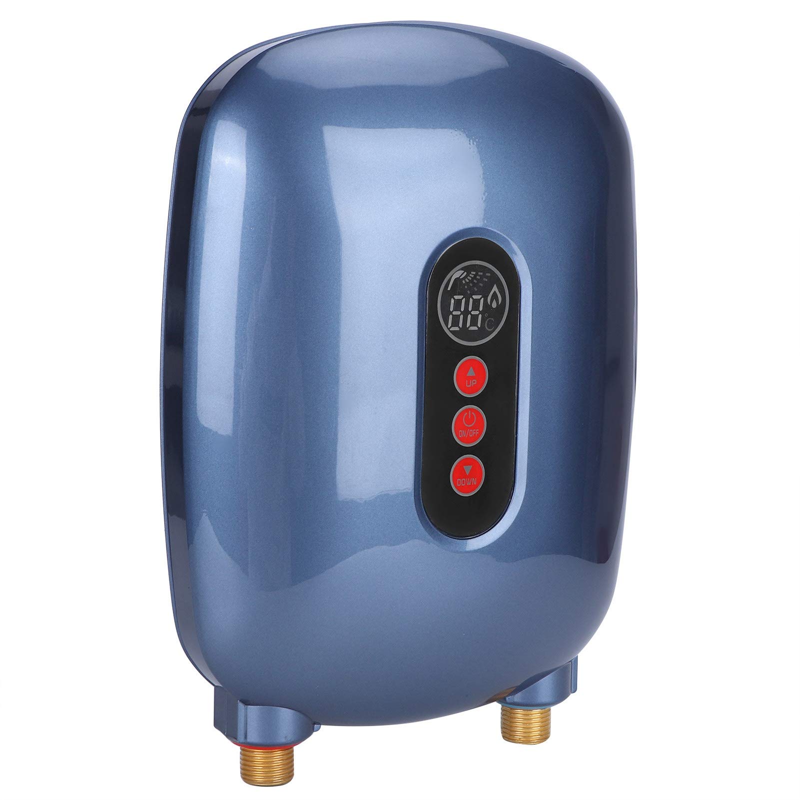 Alomejor 6500W Electric Water Heater, Fast Heating (BLUE) | Risparmio energetico, ecologico, acciaio inossidabile 304, display a LED, protezione multi-sicurezza