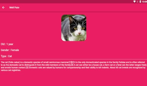 Pet Love Animal- Animal Information