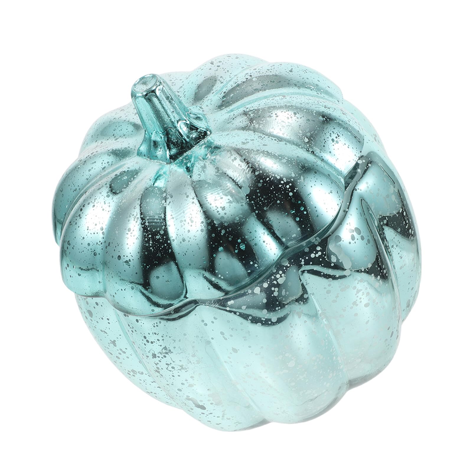 Barattolo in Vetro a Forma di Zucca con Coperchio la Conservazione Alimentare, Vaso Decorativo Stagionale per Dolciumi, per Feste Autunnali e Halloween