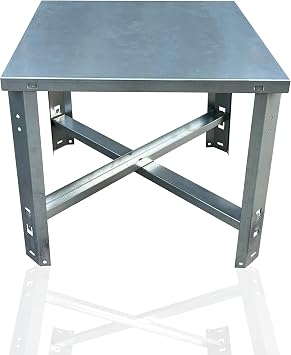 CMI Inc - Heavy-Duty Water Heater Stand for 30-50 Gallon Tanks | Metal Base Carrier Riser | 21x21x18 Inch Platform | Safe & Durable Floor Storage for Hot Water, Rain Barrels, and Tankless Heaters