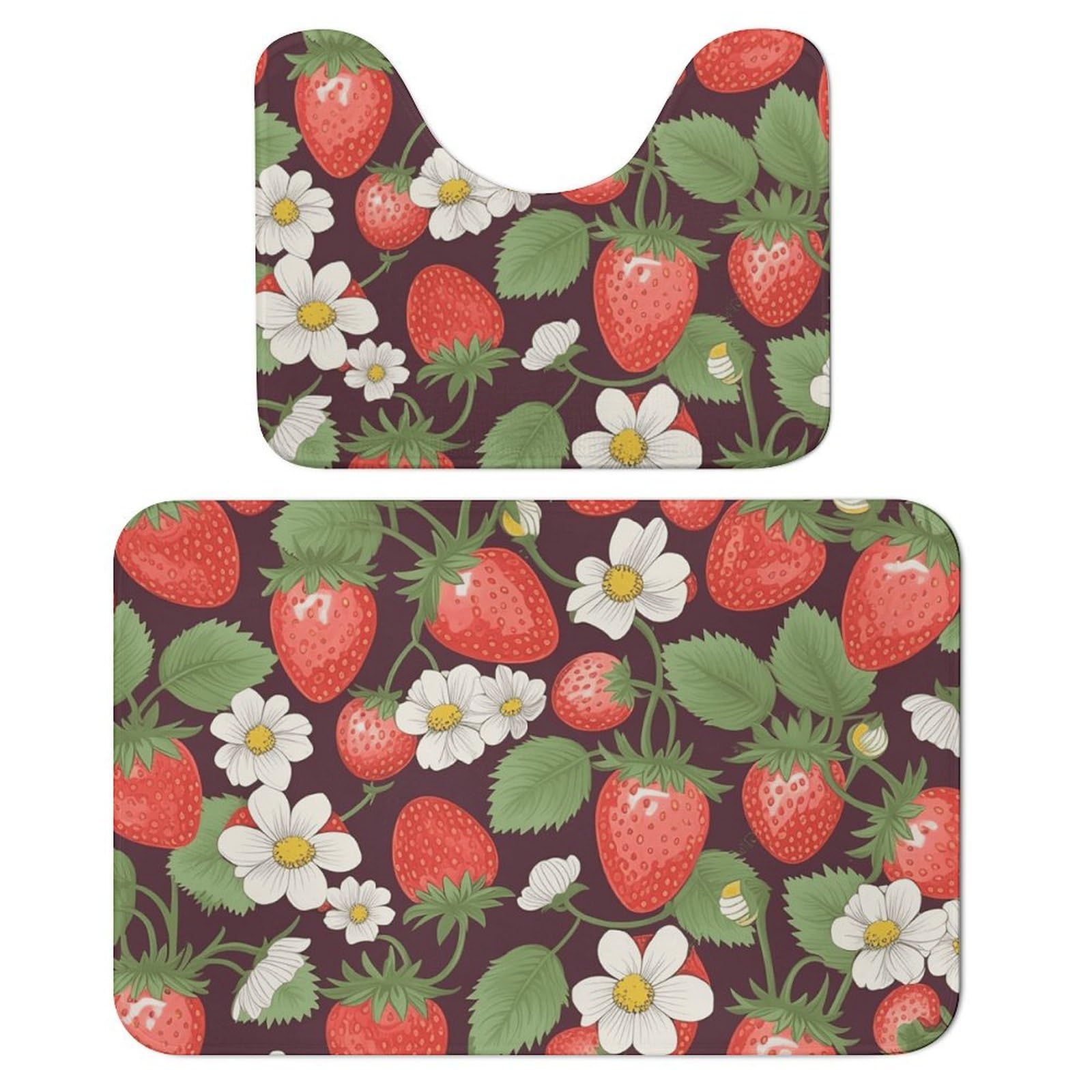 Tapis de bain en U anti-glisse et absorbant pour sol toujours sec