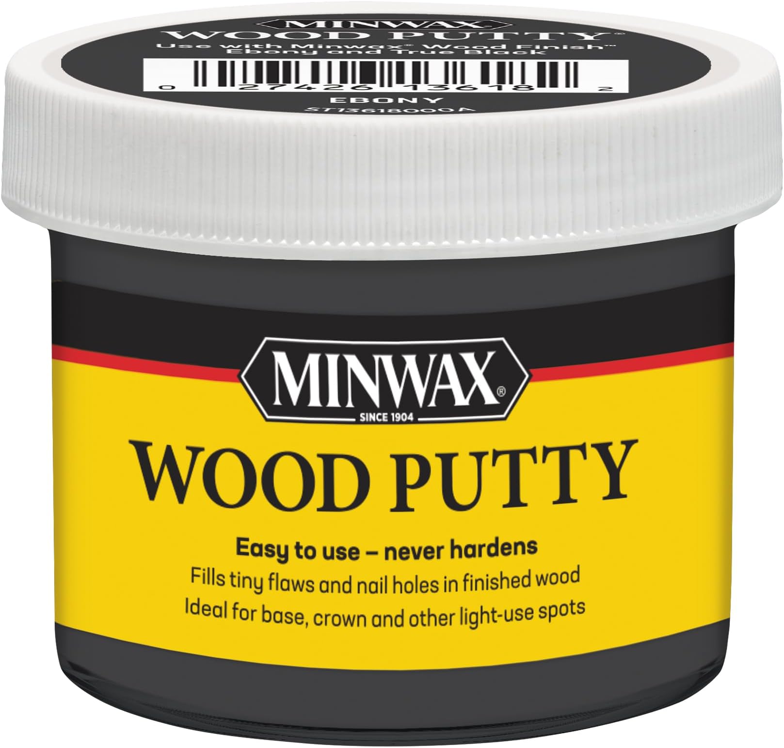Wood Putty, Ebony, 3.75 oz.
