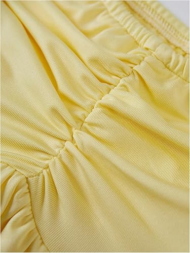 Miniatura 6 de SHENHE Conjunto de 2 piezas para mujer Y2k, minifalda fruncida con volantes y camiseta corta sin mangas