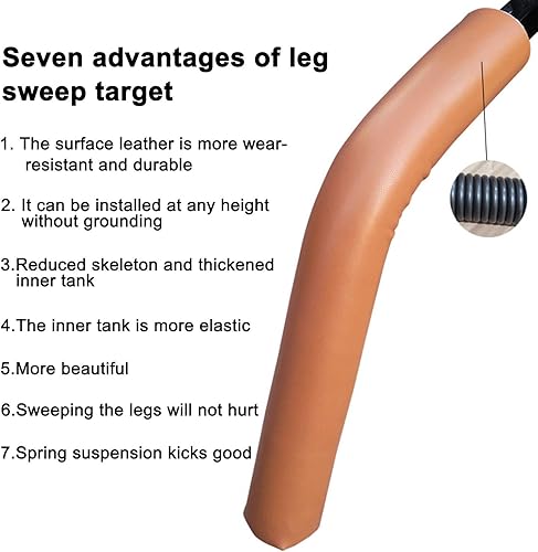 Miniatura 3 de SYNTECSO Wing Chun - Maniquí para entrenamiento de artes marciales, 3 modelos disponibles, para montar en la pared, chupete de ala portátil para