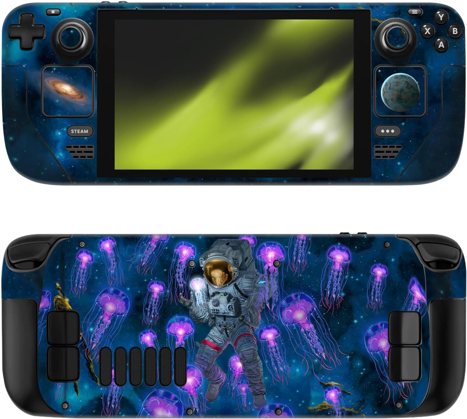 Head Case Designs Officially Licensed Vincent HIE Jellyfish Astronaut Cosmic Wonder Vinyl Sticker Skin Decal Cover Compatible with Valve Steam Deck