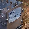 Camping Bear® PyroLite™ Firebox: Metal Camping Stove with Practical and Folding Multi-Fuel Bag