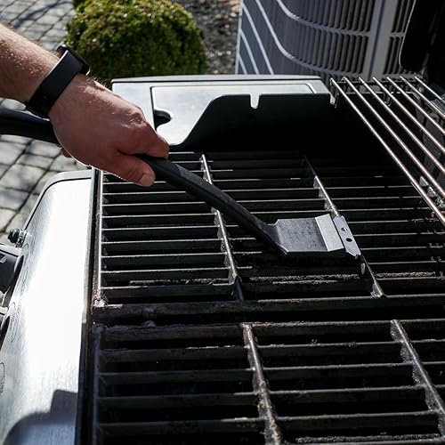 Miniatura 4 de Treasure Gurus Limpiador de parrilla de gas Rascador de metal Cepillo de herramientas de alambre de acero al aire libre Accesorios de limpieza de