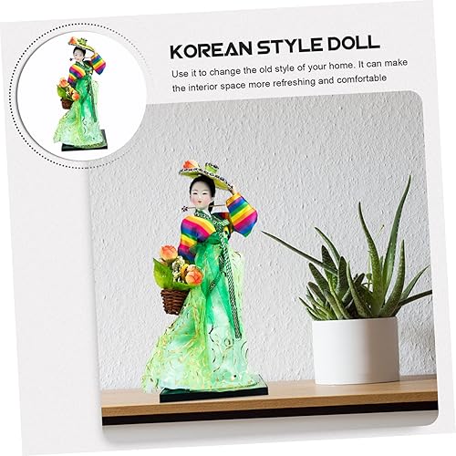 Miniatura 2 de NOLITOY Muñeca coreana Corea del Sur Modelado de Madera