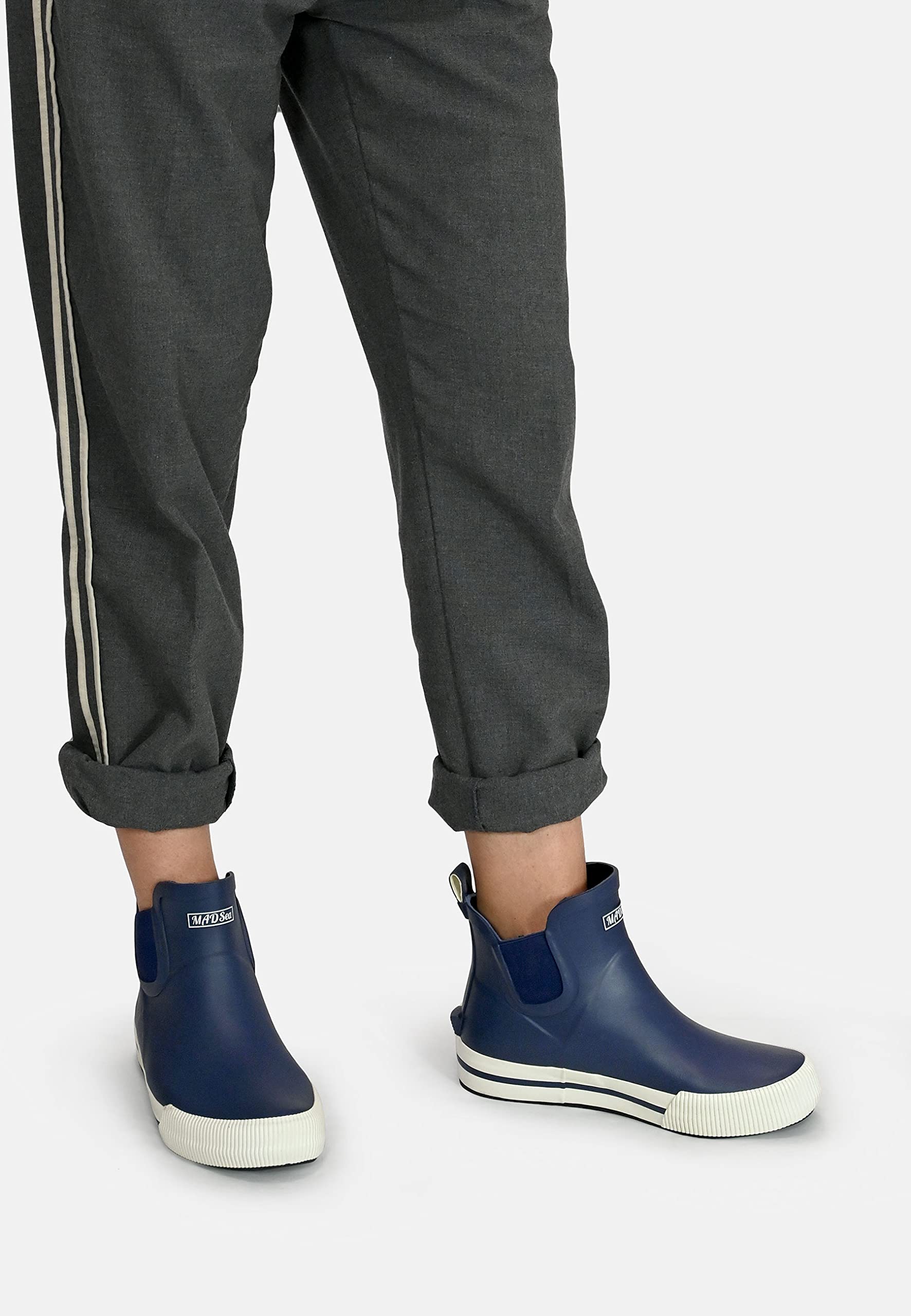 MADSea Stivali di gomma unisex Story Short blu/bianco