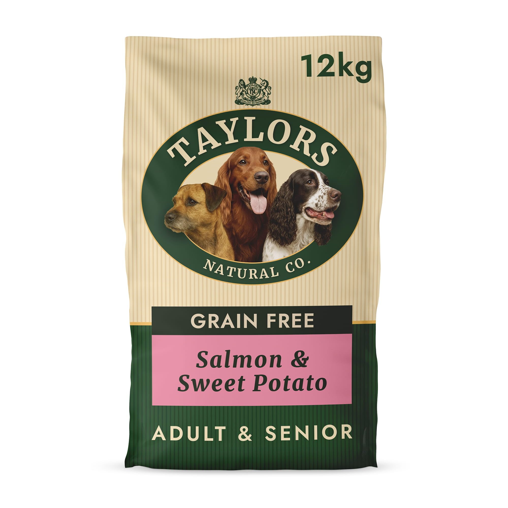 Taylors Grain Free Salmon Adult & Senior Dry Dog Food - 12kg