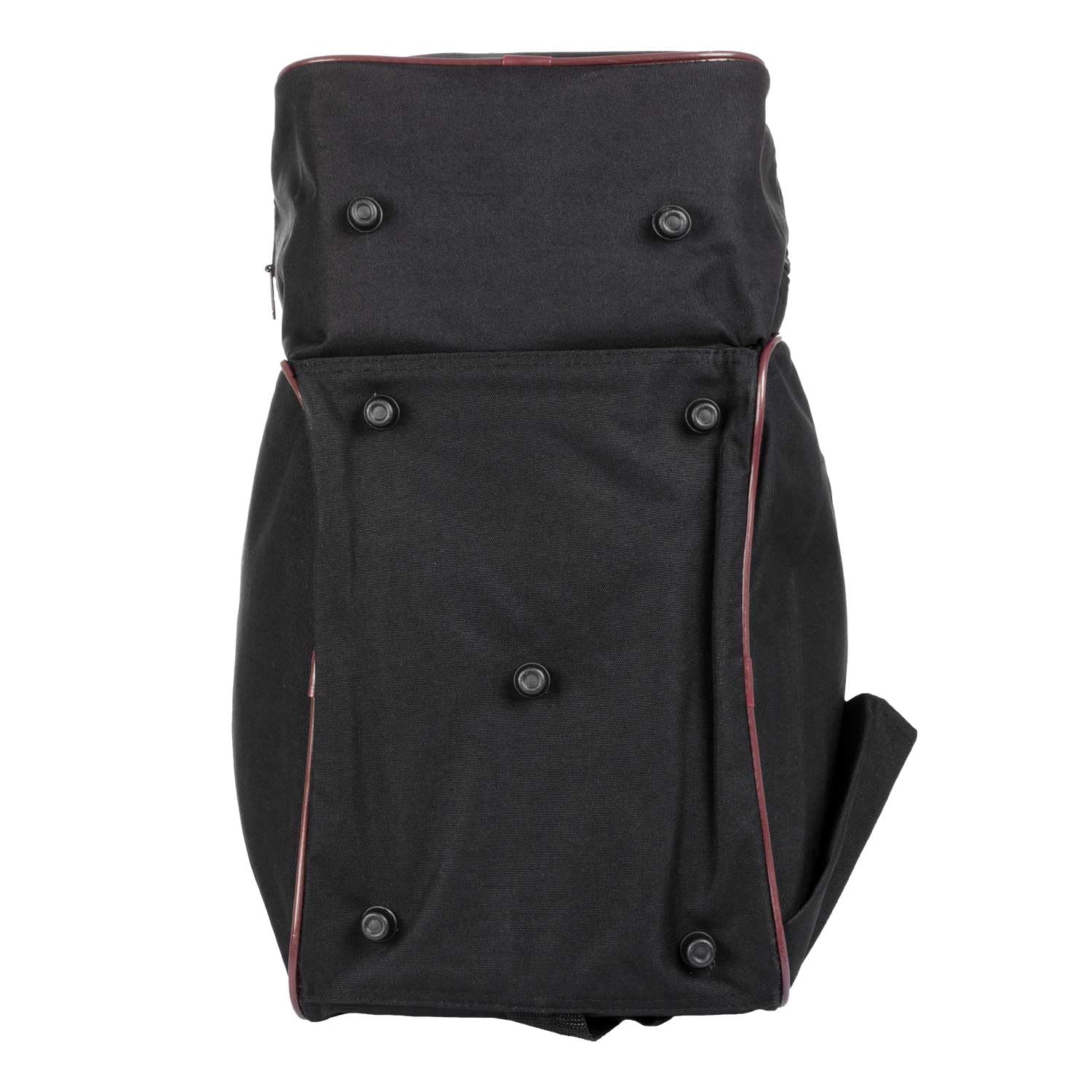 Generico Equivalence Borsa Porta Stivali e Casco, Nera con Logo, Tracolla Regolabile