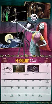 2025 Disney The Nightmare Before Christmas Wall Calendar