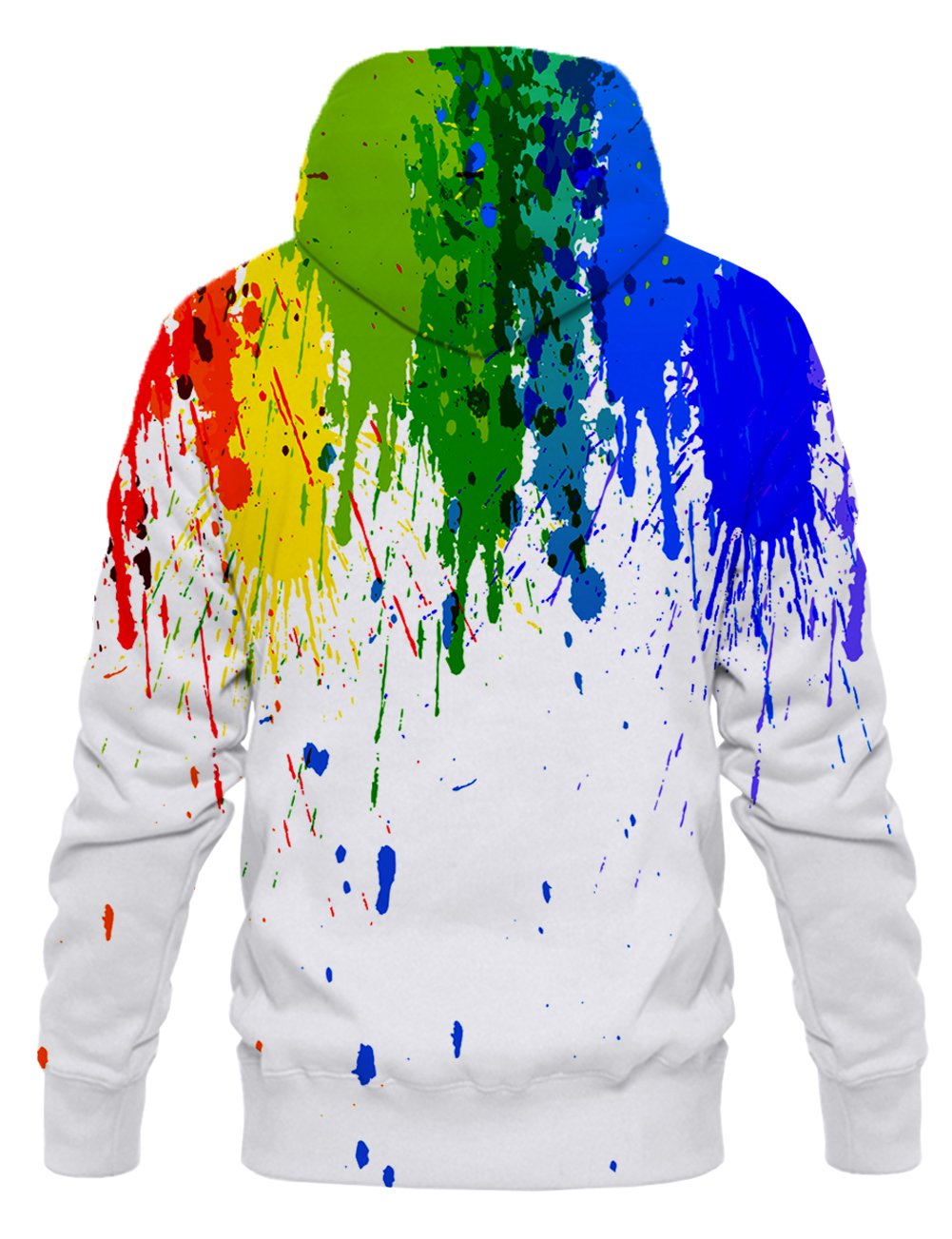 Syaimn Unisex bluzy z kapturem z nadrukiem 3D, na co dzień, trening, bluza z kapturem, Biały 28, XXL