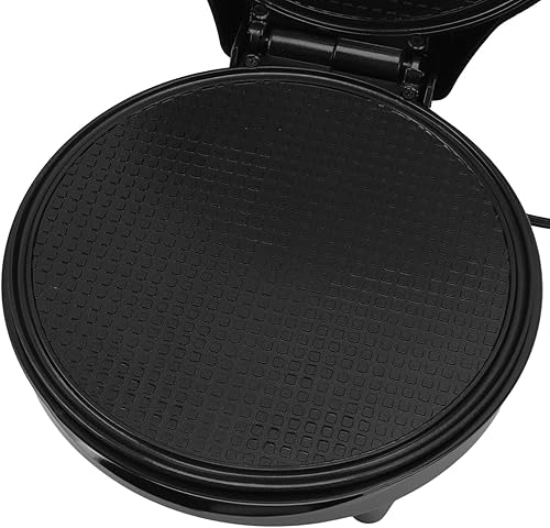 Miniatura 7 de Fabricantes de crepé, 1200 W, color negro, eléctrico, negro, antiadherente, para huevos, calentamiento rápido, portátil, para el hogar, restaurante,