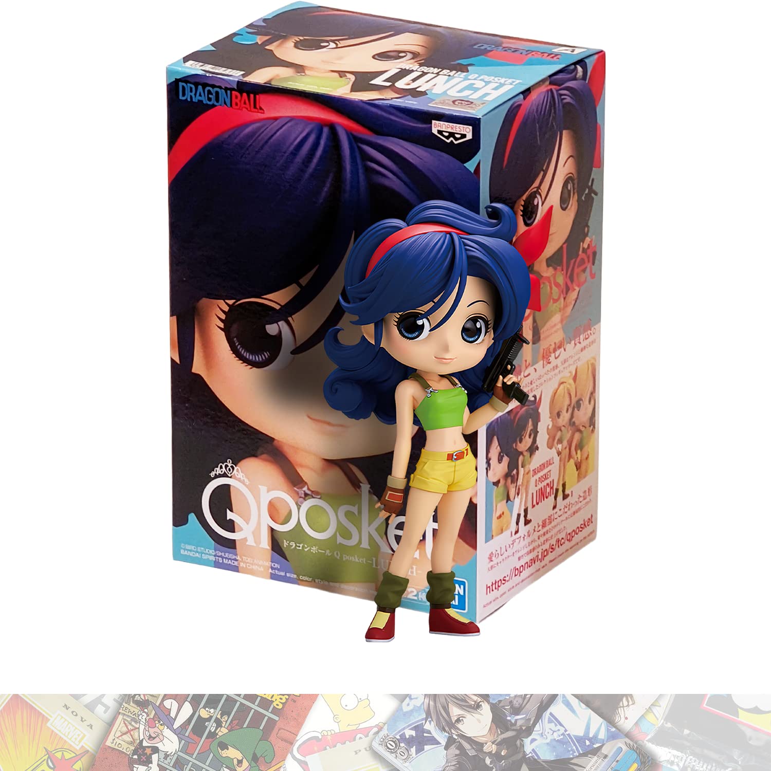 Figura Banpresto Fresh Pretty Cure! Q Posket Mini - Cure Berry Ver. A, Altezza 14 Cm, Personaggio Anime