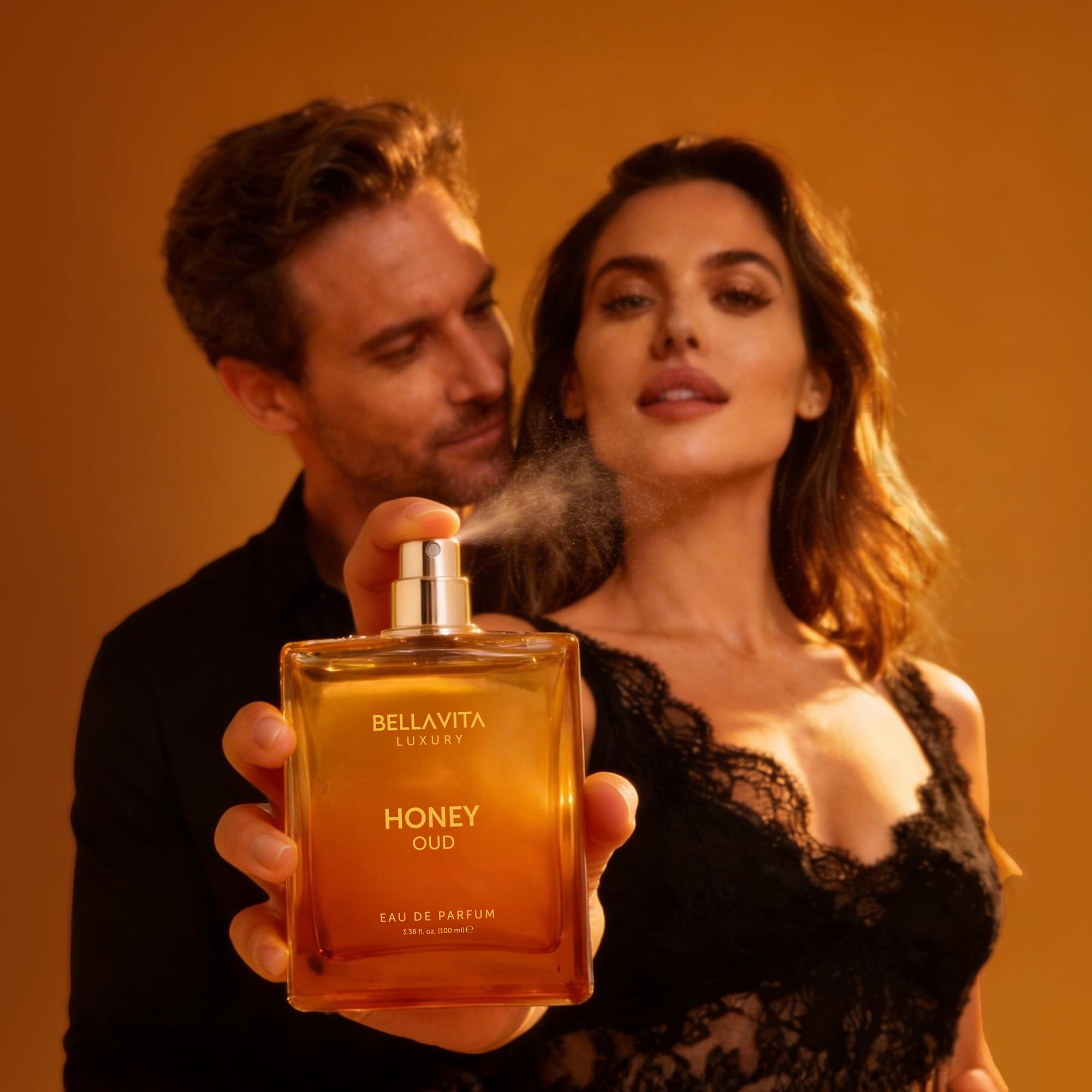 BellaVita Luxury Honey Oud Eau de Parfum 100 ml Patschuli Vanille Bergamotte blumig würzig Unisex-Duft