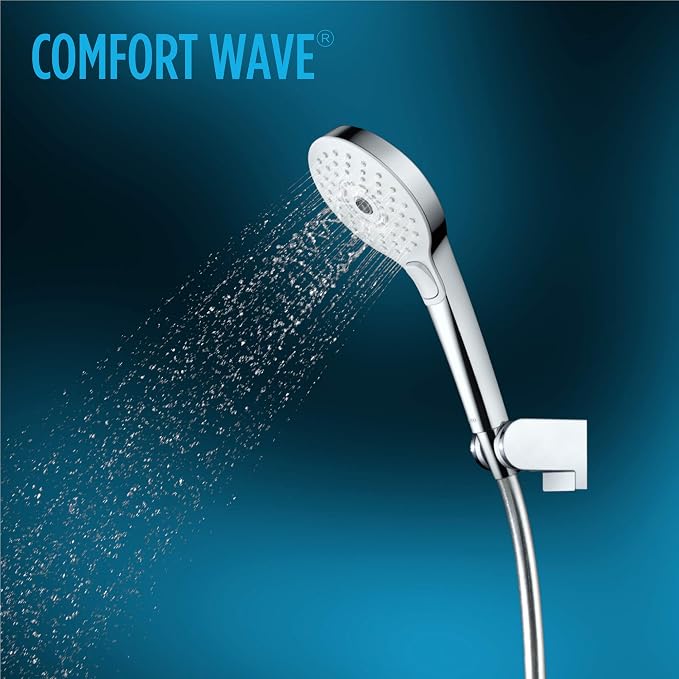 Regadera manual multifunción TOTO Serie G, 1.75 GPM, forma cuadrada de 4 pulgadas, con ACTIVE WAVE, COMFORT WAVE y WARM SPA, acabado cromado brillante - TBW02015U4#CP miniatura 5