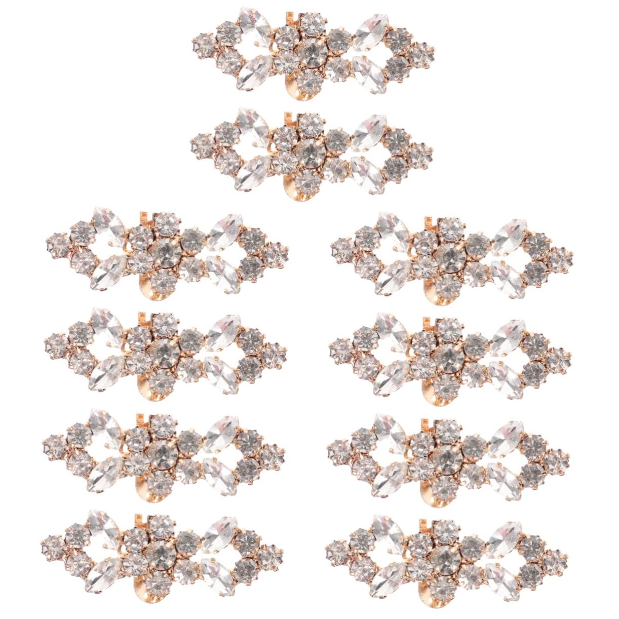 Breloques à strass pour chaussures transformer escarpins simples en mariage - 8
