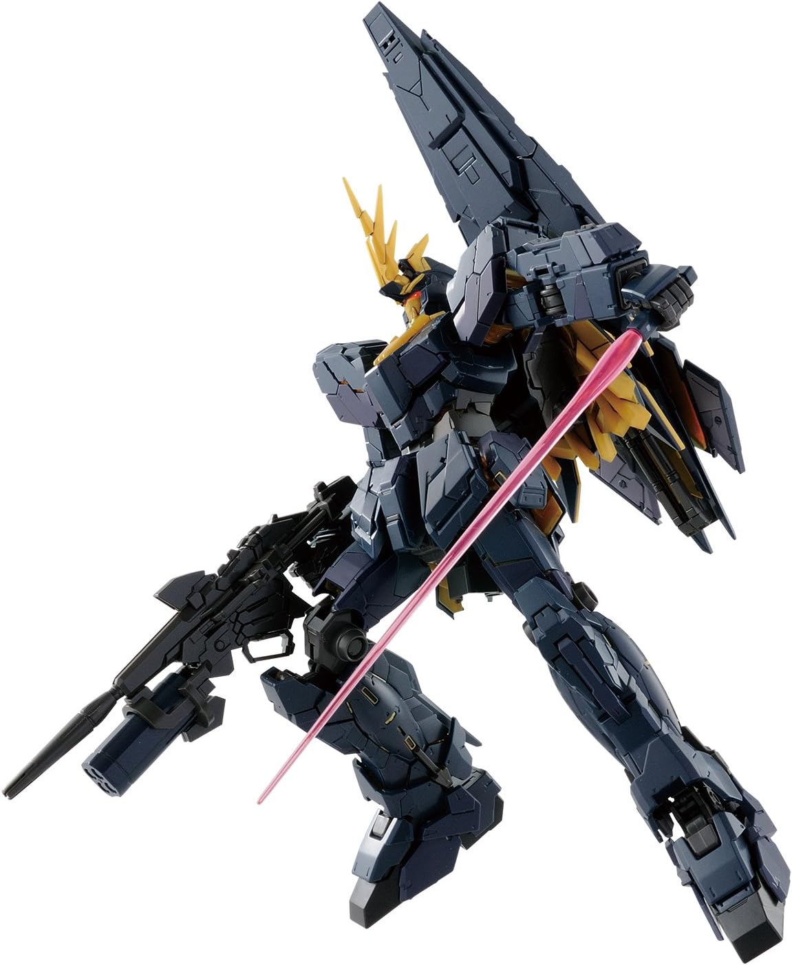 Banshee Norn Gundam in Unicorn Mode with weaponry