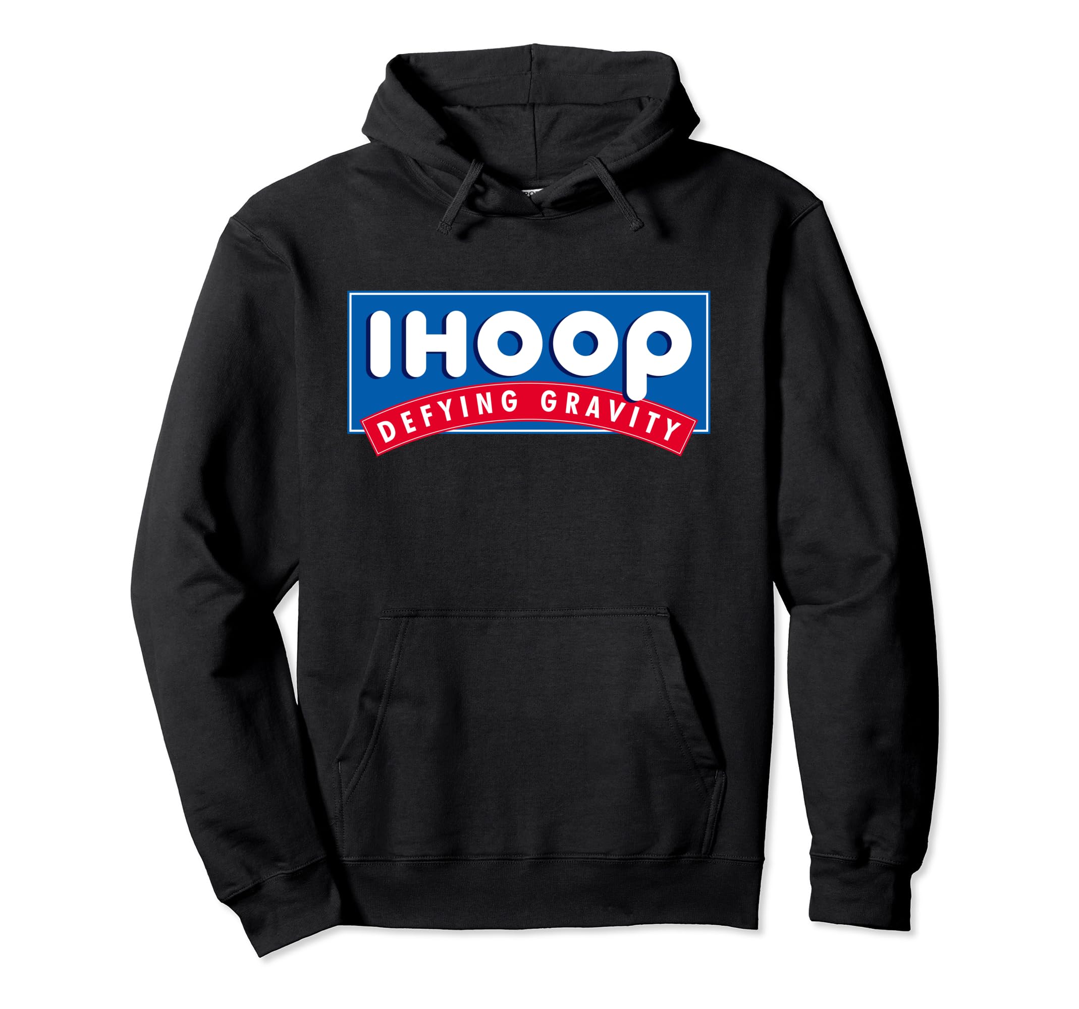Ihoop I hoop Defying Gravity - Basketball & Basketballer Pullover Hoodie