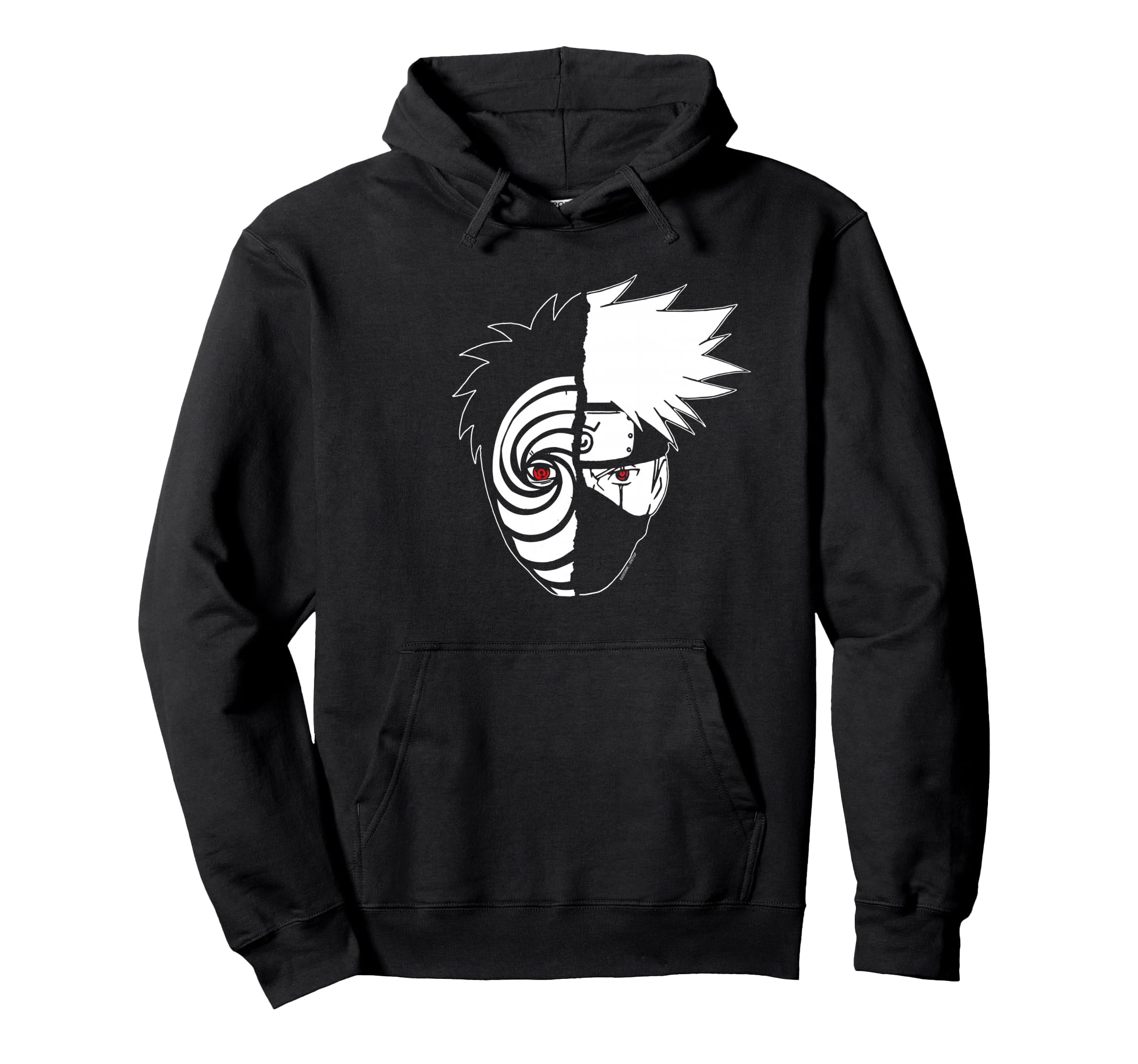 Shippuden Kakashi Tobi Split Face Pullover Hoodie