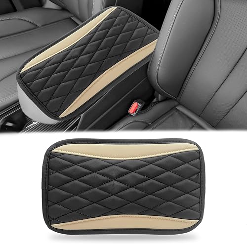 Funda universal de cuero impermeable para consola central de automóvil, protector de caja de asiento para reposabrazos, accesorios de decoración de