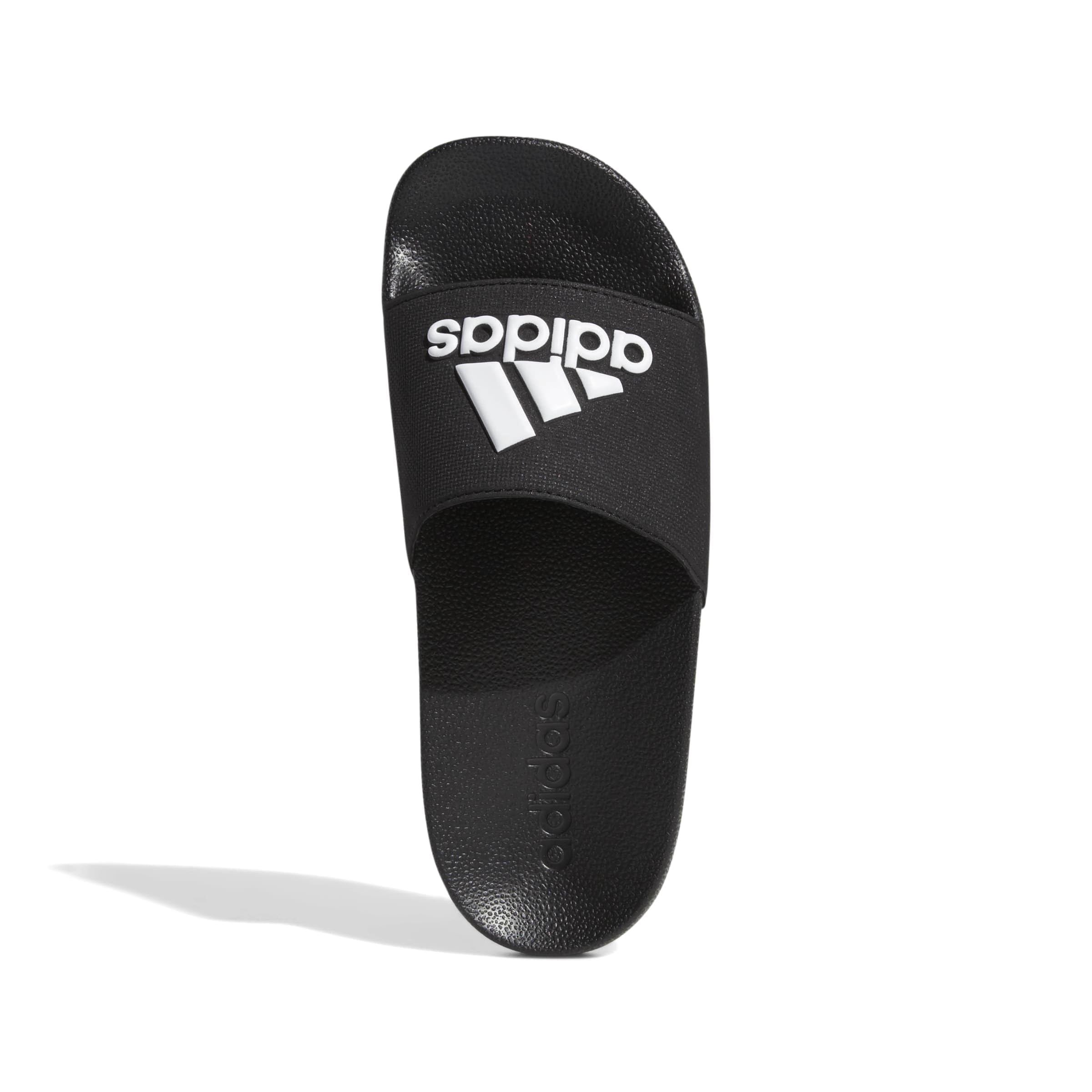 Adidas Adilette - Ciabatte da doccia per bambini, Nero (Black/White/Black), 23 EU