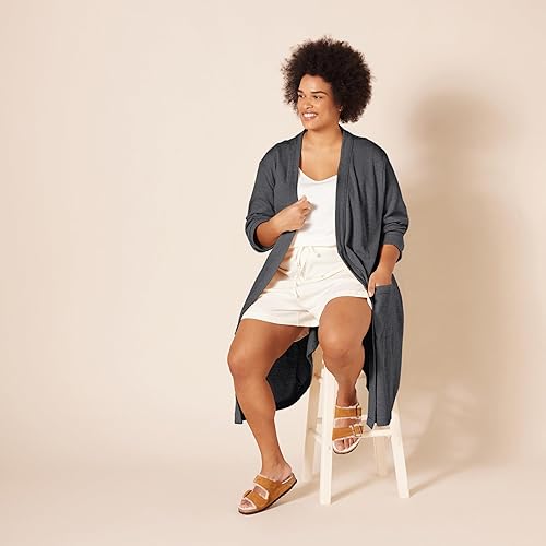 Miniatura 8 de Tienda Essentials Bata ligera de punto gofre de longitud media para mujer (disponible en tallas extragrandes)