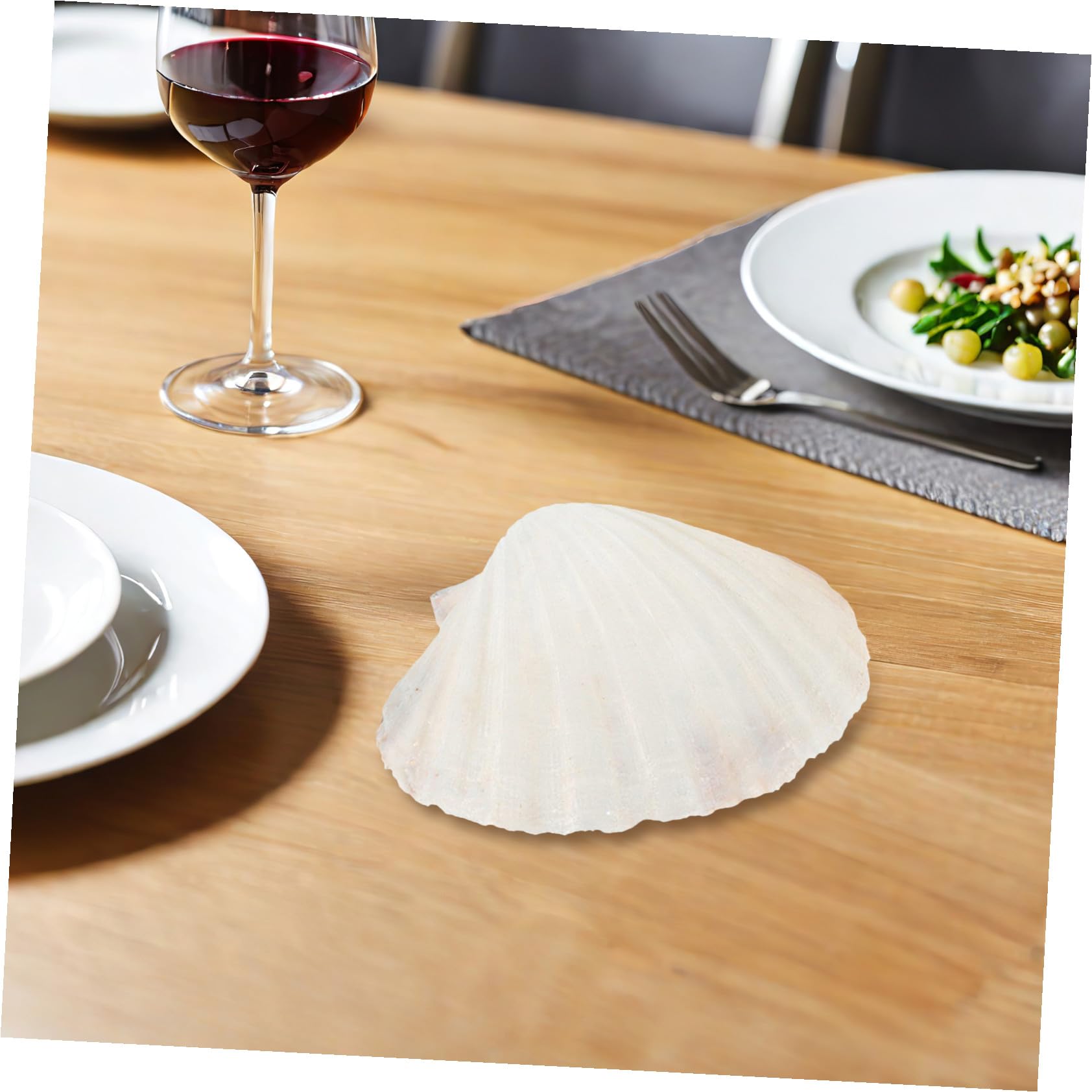 TOYANDONA Piatti Conchiglia Naturali 12 Pezzi 10-13 CM per Barbecue e Frutti di Mare Vassoio Capesante Resistente Decorazioni Conchiglie Marine per Cucina e Dessert