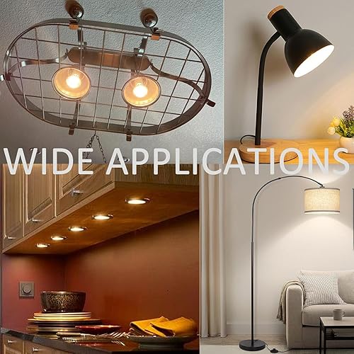 Miniatura 6 de Foco LED PAR16 de 5 W, bombilla halógena corta regulable equivalente a 50 W, repuesto LED para bombilla halógena, base de tornillo E26, 120 V HR16,