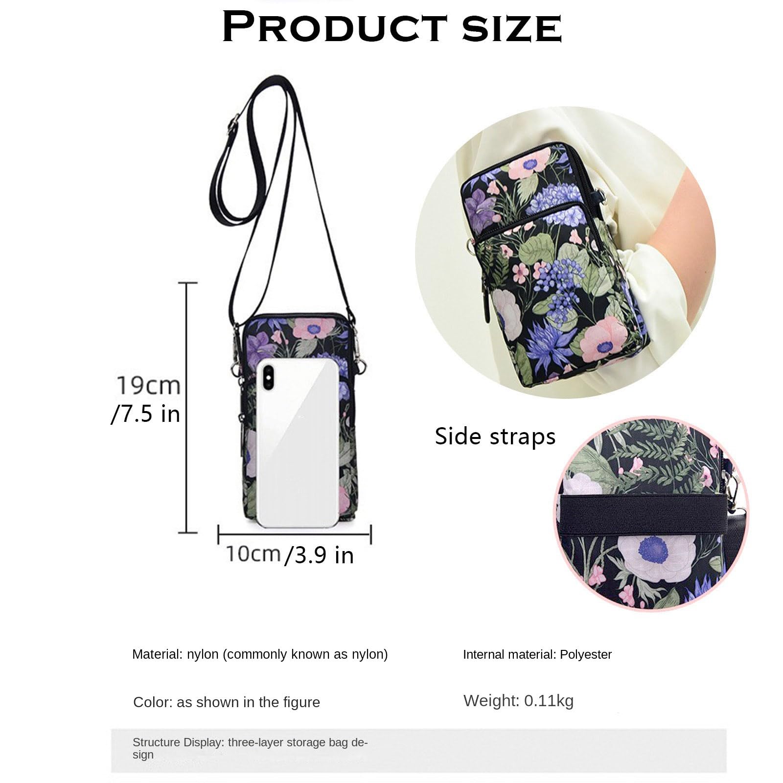 Handytasche Brustbeutel Crossbody Bag Damen zum Umhängen Travel Must Haves | Umhängetasche Damen Klein, Mode