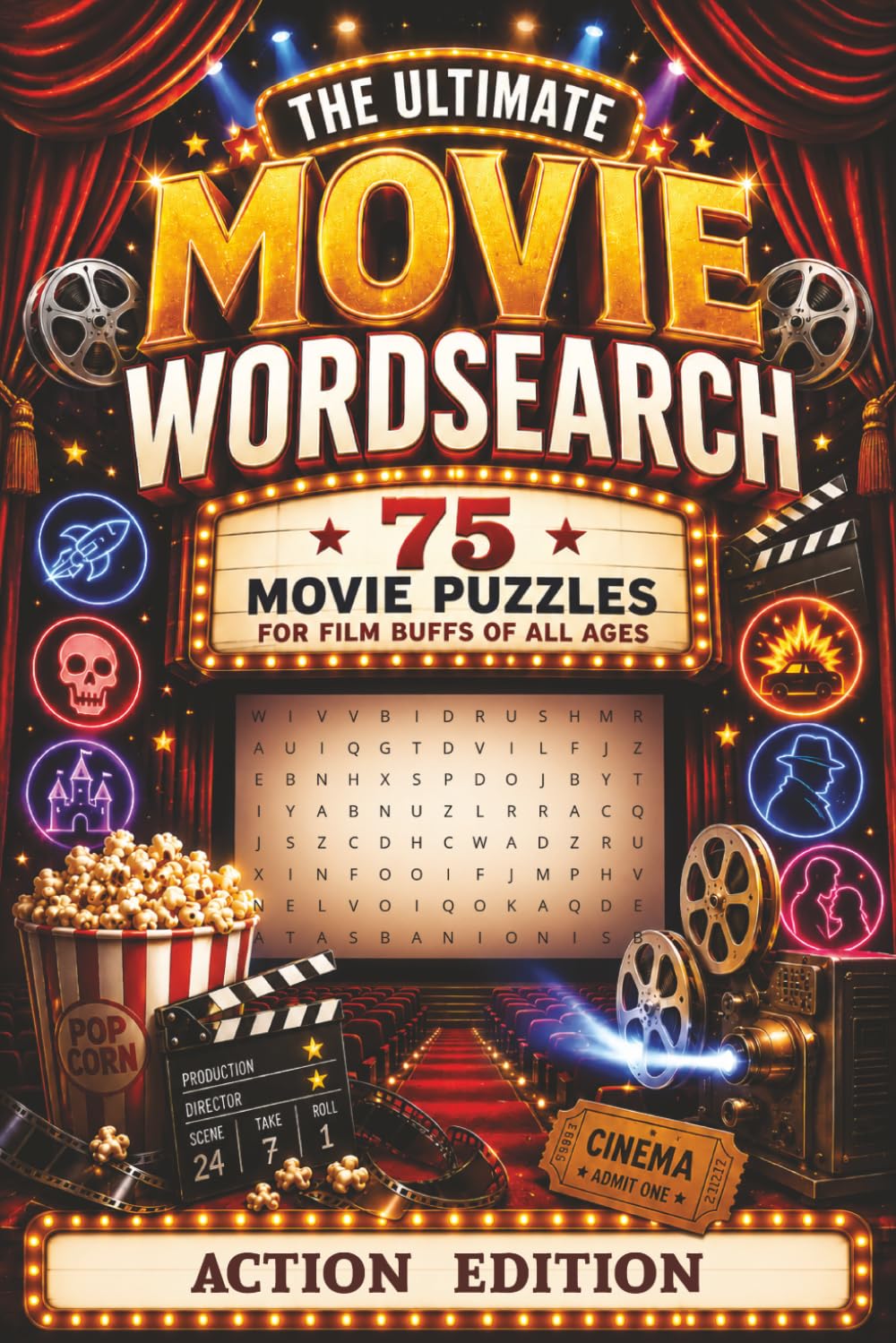 The Ultimate Movie Wordsearch: Action Edition
