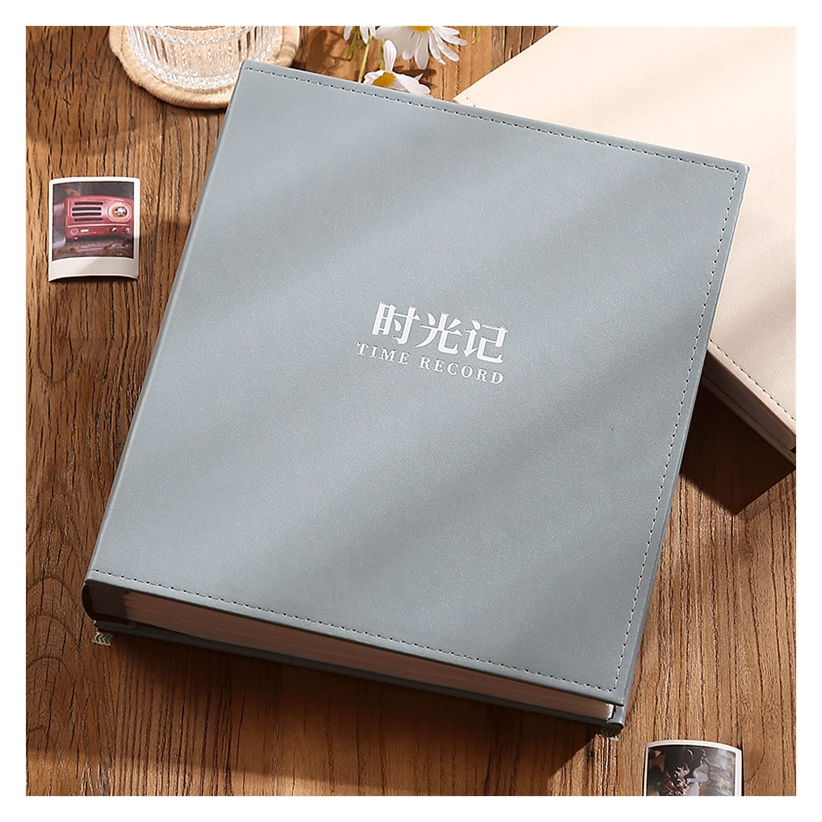 Cuaderno de viaje de aniversario, 1000 álbumes de fotos, álbum de recuerdos, edición familiar, libro de almacenamiento de tarjetas postales intersticiales de gran capacidad para parejas, álbum de