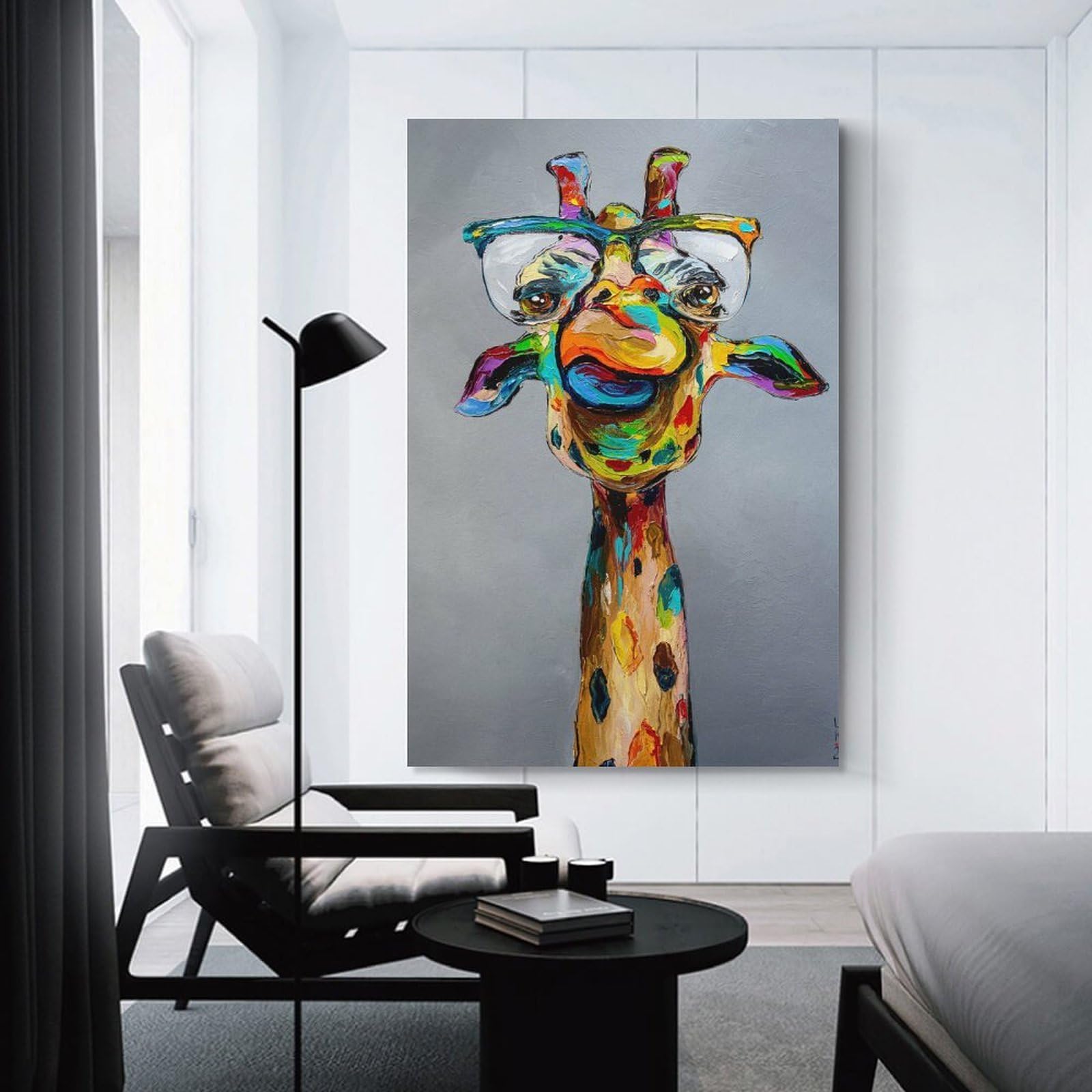 Junmoney Professor Longneck Home Decor Wall Art 12x18inch(30x45cm), for Office, Study Or Home Workspace, Home Office Artwork with Decorative Appeal