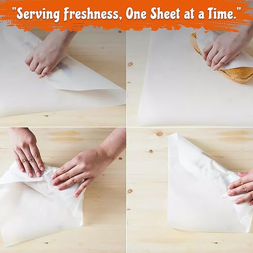 Miniatura 5 de Perfect Stix Gordon choice DeliWaxPaper10-500 Deli Wax Paper, 10" x 10.75", Plain (Pack of 500)