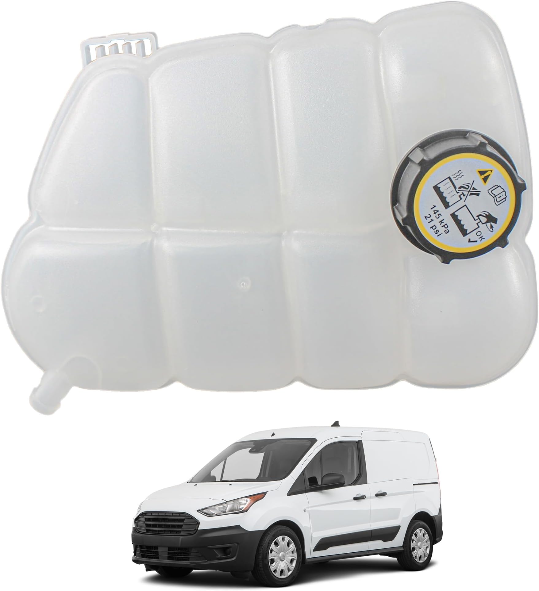 Coolant Reservoir Tank For Ford Vehicles - 603-382 Replacement For C-Max, Escape, Focus 2012-2018