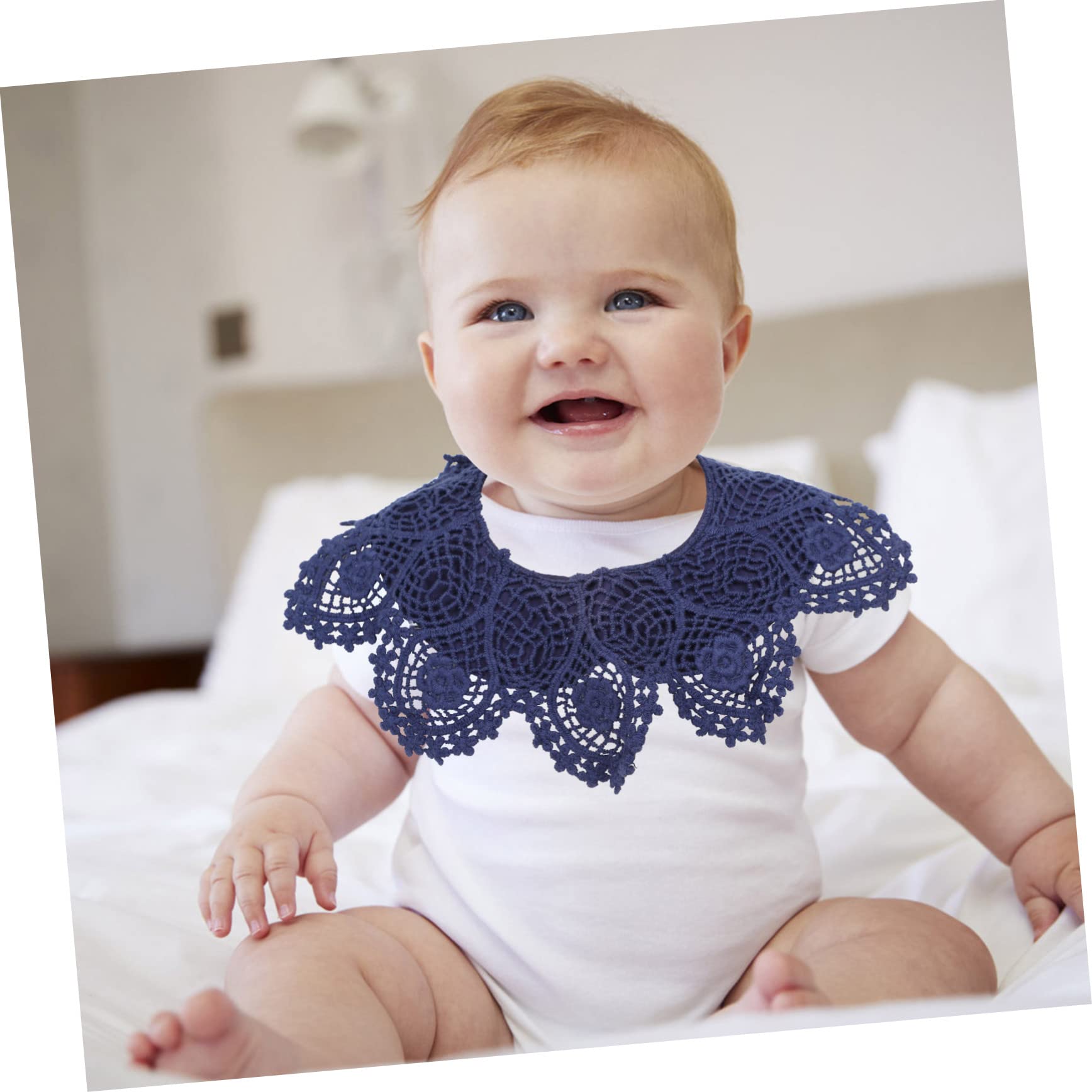 Bavaglini Bandana Neonata 3 Pezzi in Cotone per Saliva