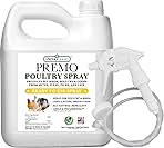 Premo Guard Poultry Spray - 128 oz - Kill Scaly Leg, Mites, Fleas, Lice, & Other Pest on Chickens and in Coops - Natural Plant Based Oils for Control, & Prevention - Family Safe with No Egg Withdrawl