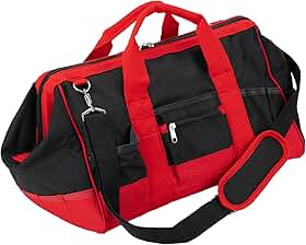 MTX Level Black Bolsa para Ferramentas – 32 Bolsos, 460 × 280 × 305 mm, Lona Reforçada e Alta Capacidade
