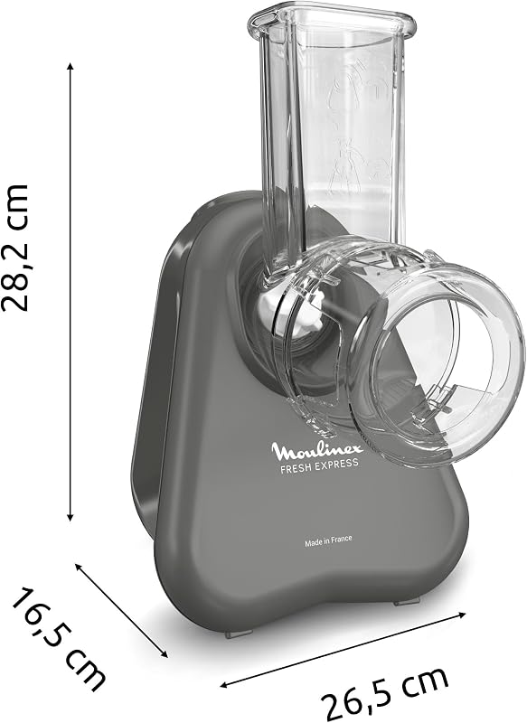 Moulinex Fresh Express DK855HE0 elektromos zöldségreszelő 5 az 1-ben szürke