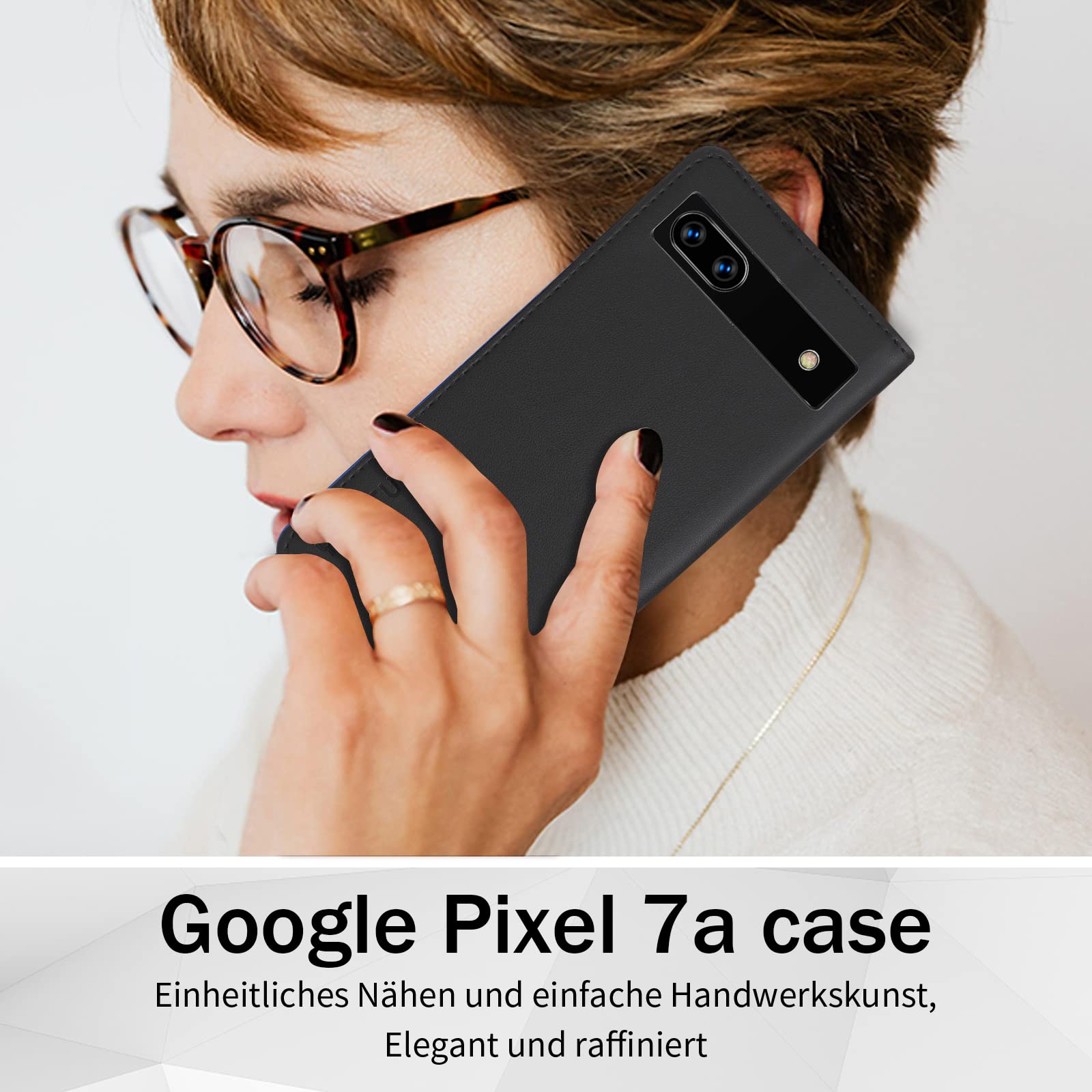Handyhülle Für Google Pixel 7 5G | Klapphülle Mit Kartenfächern & Ständer | Kunstleder, Stoßfest, Magnetisch