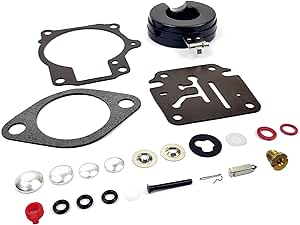 3 X Carburetor Carb Rebuild Repair Kit W/ Float For Johnson - Foto 4