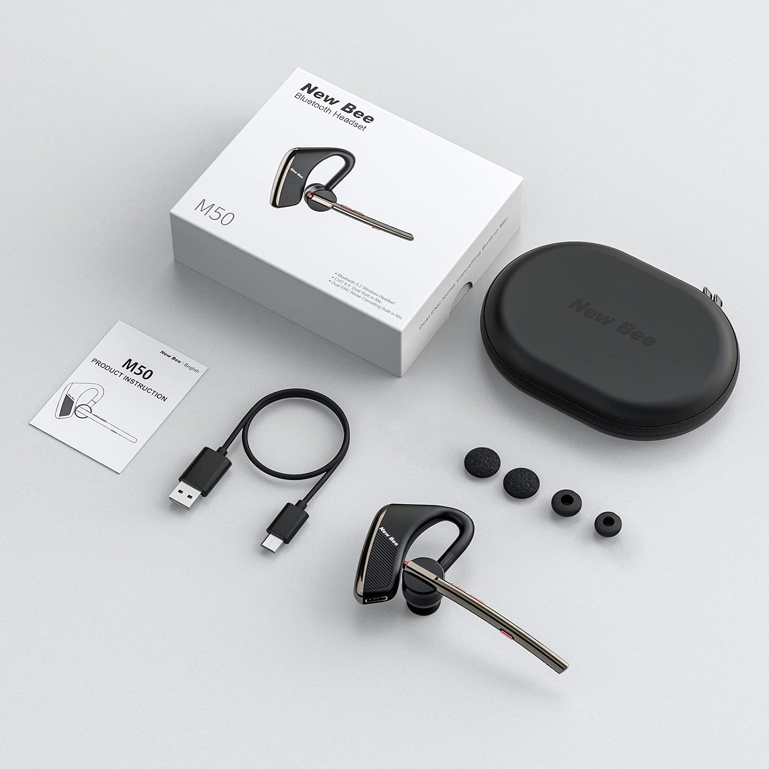 Buy Bluetooth Headset New bee V5.2 
