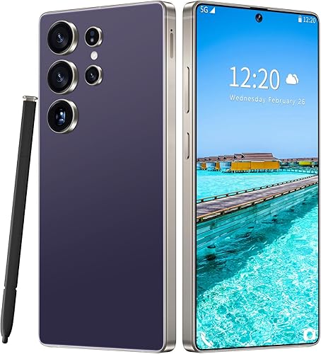 Teléfono I25 Ultra desbloqueado, 16+512 GB, teléfono celular Android 14.0, bolígrafo integrado, batería 7000 mAh, pantalla HD de 6.99 pulgadas,