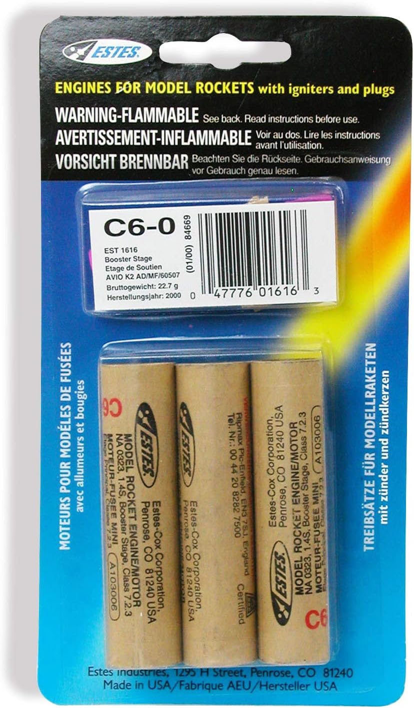 Estes C6-0 Rocket Engine