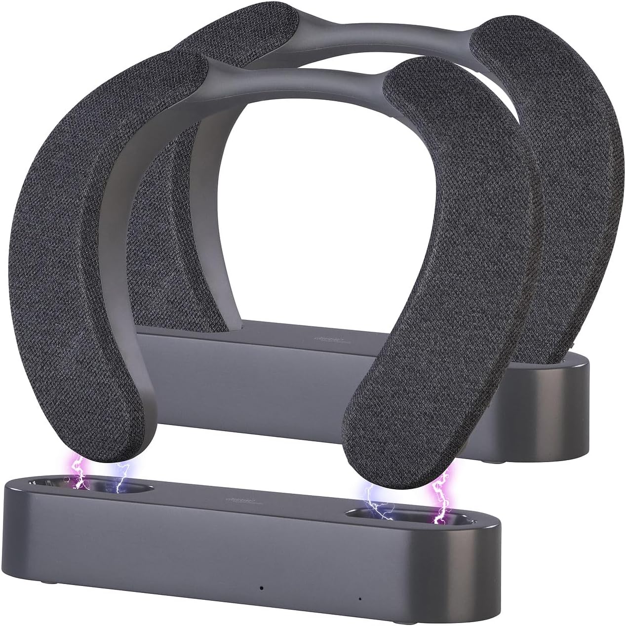 auvisio Hörgerät: 2er-Set Funk-TV-Hörverstärker & Nackenlautsprecher, 3 Profile, DSP (Kabellose Nackenlautsprecher, Senioren, DVD)