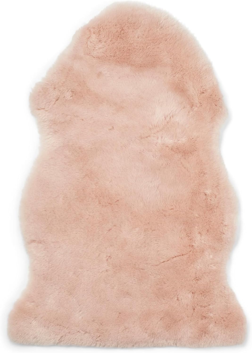 Baby Lambskin 2x3.1 ft | Lambskin for Prams with Temperature Regulating | Lambskin Baby Suitable for a High Chair or as a Play Mat | Colour: Pink