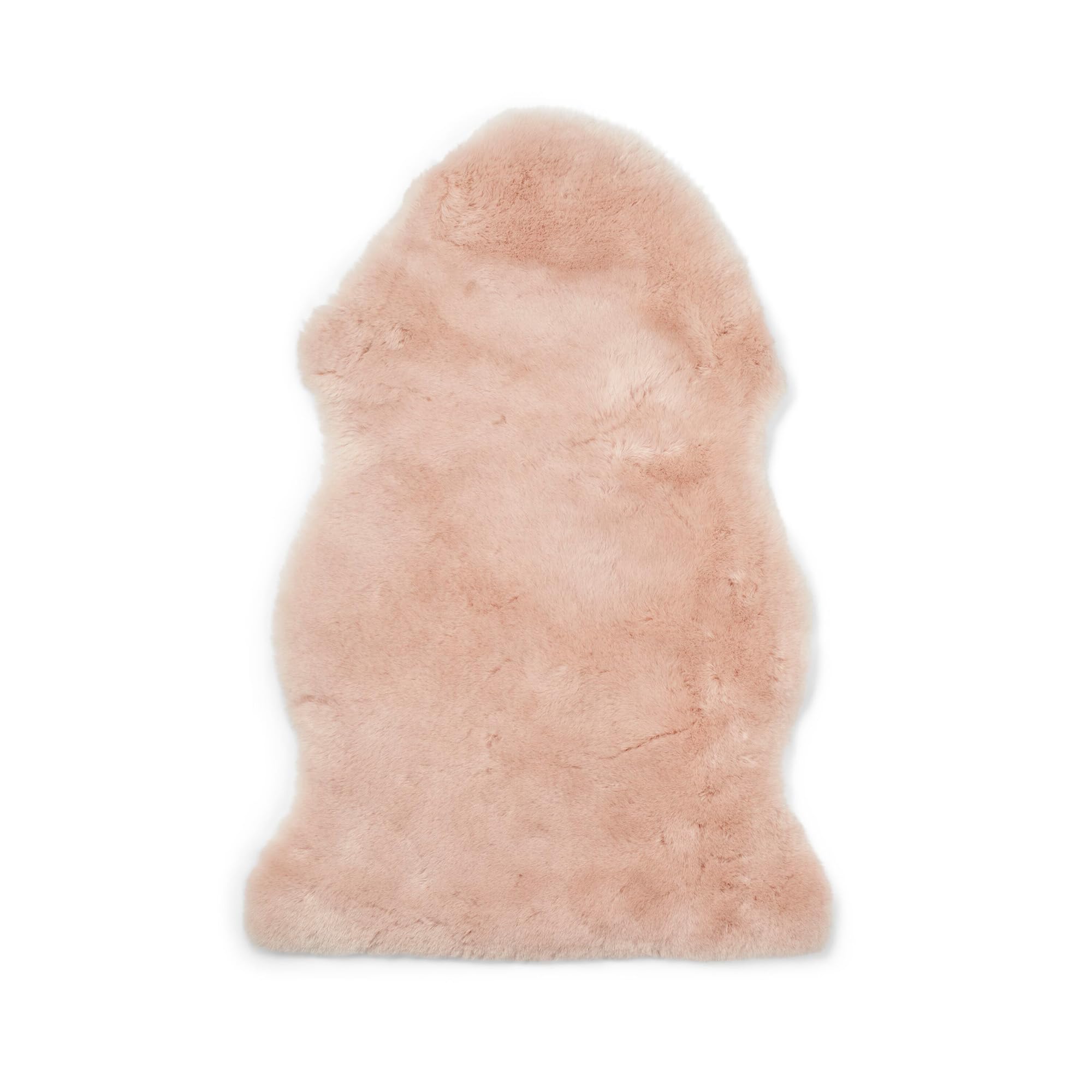 Nordic Sheep Baby Sheepskin 80x60 cm | Real Sheepskin Rug temperature regulating for strollers | Perfect as fluffy rug for the baby room | Comfortable as Chair Cover | Color: Pink